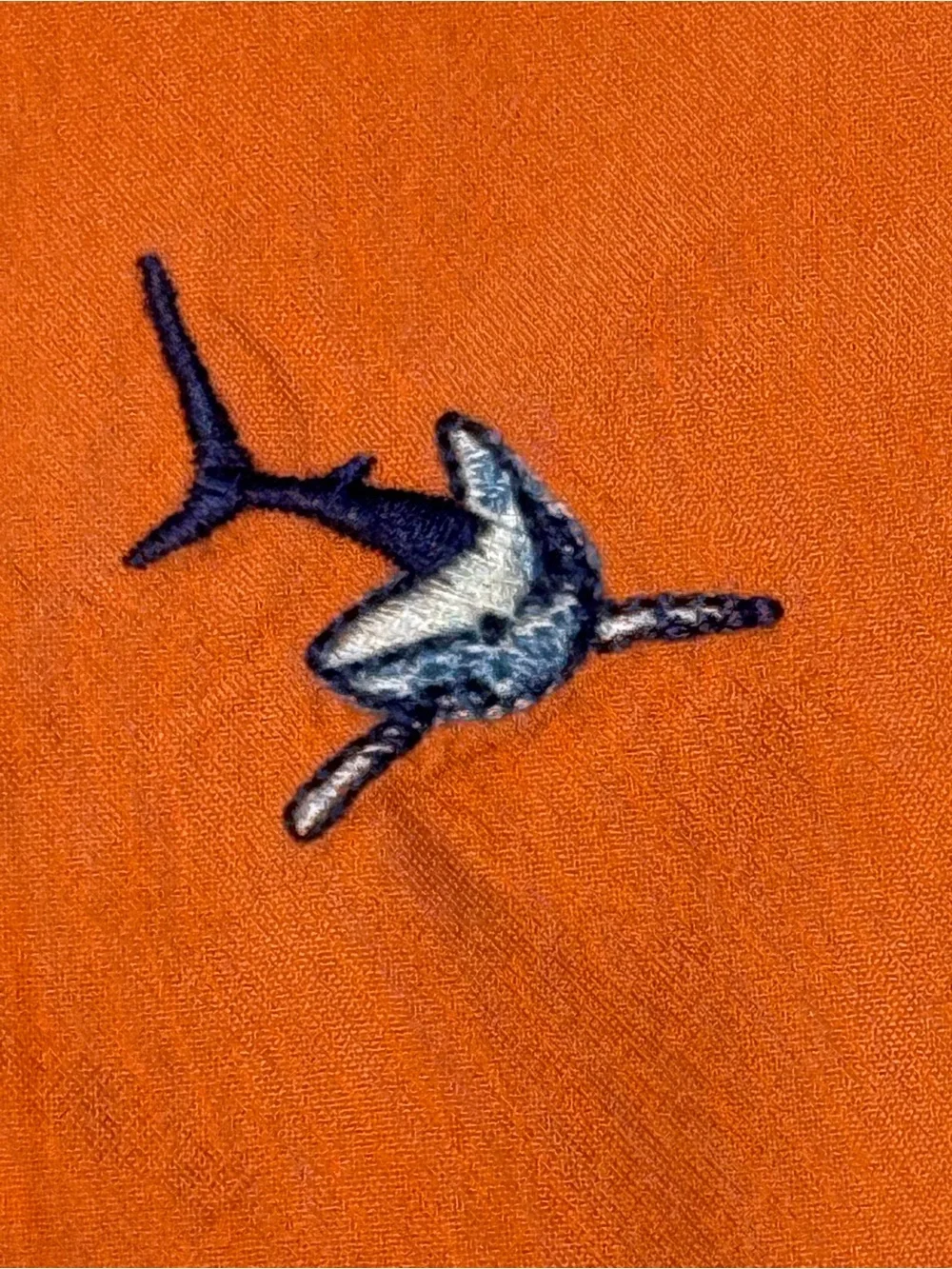 Polo by Ralph Lauren Vintage Embroidered Shark Men's Swim Trunks Sz M *Flaw*